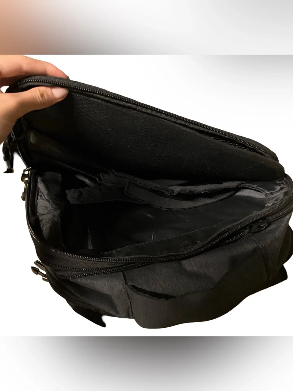 ASAYA Convertible Travel Backpack Carry On Laptop Business Bag Black